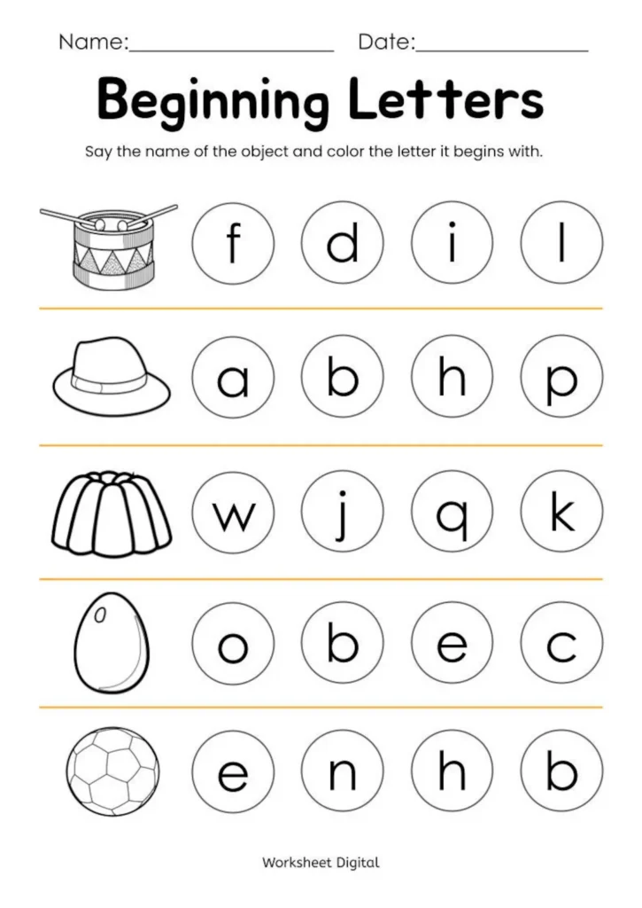 10 Printable Beginning Letters 10 Printable Beginning Letters