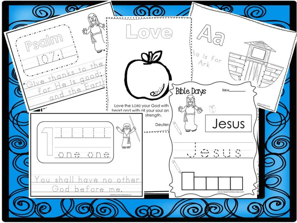 250 Bible Learning Worksheets Preschool 250 Bible Learning Worksheets Preschool