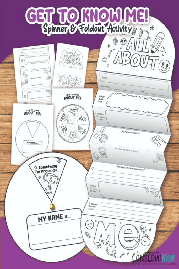 All About Me Craft Printable All About Me Craft Printable