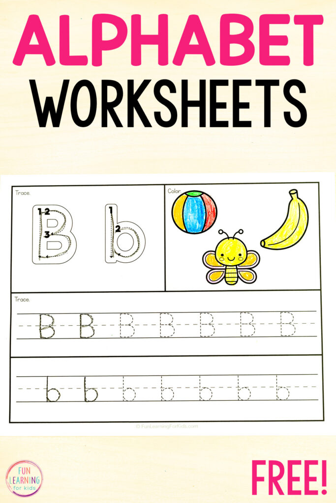 Alphabet Beginning Sounds Letter Tracing Worksheets Alphabet Beginning Sounds Letter Tracing Worksheets