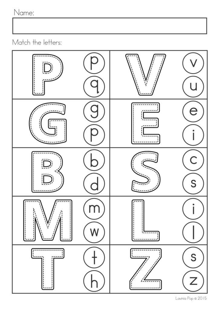 Alphabet Review Worksheets For Preschool And Kindergarten Alphabet Review Worksheets For Preschool And Kindergarten