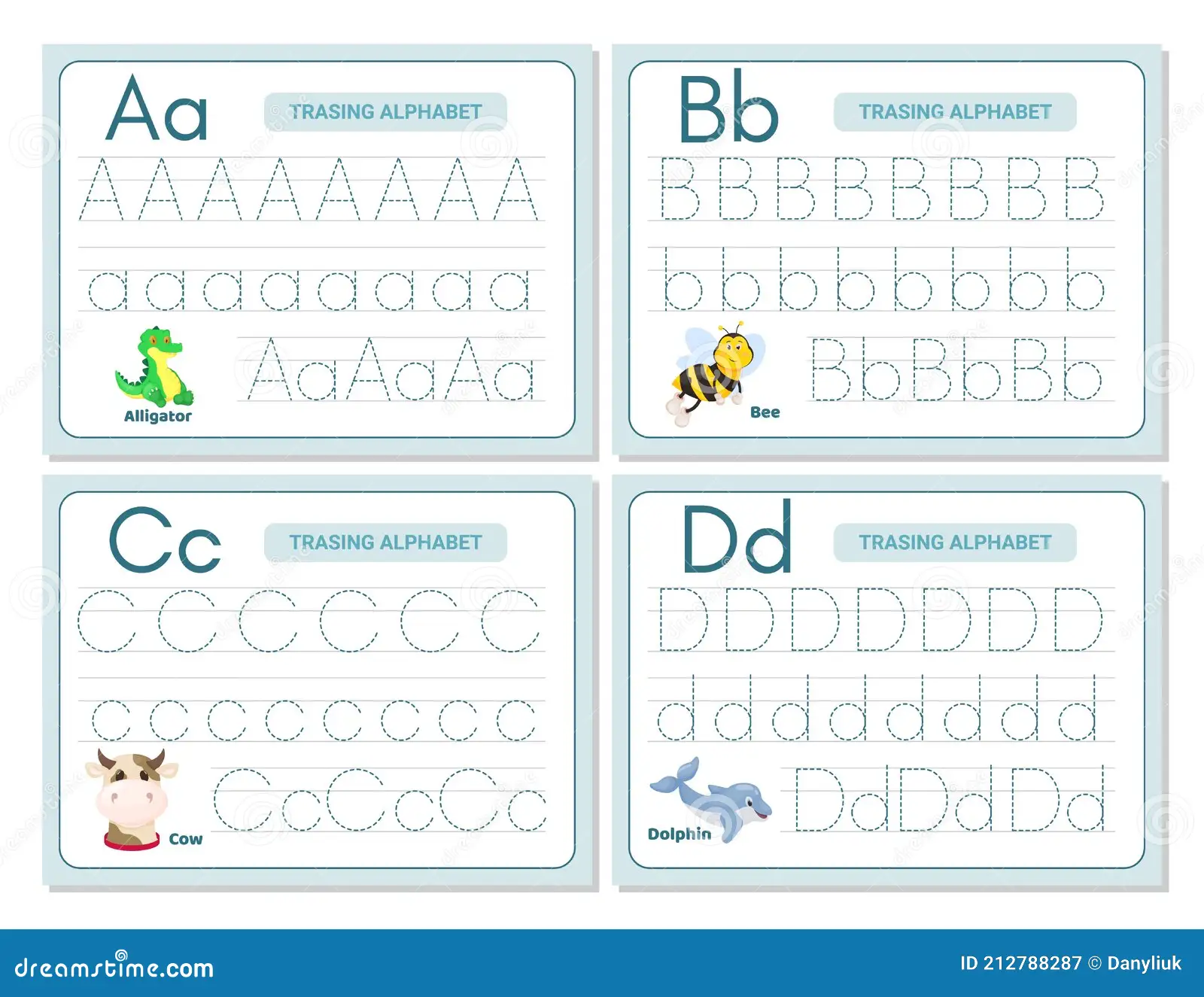 Alphabet Tracing Practice Letter B C D Worksheet Learning Activity Page Printable Template Uppercase Lowercase Trace English Image212788287
