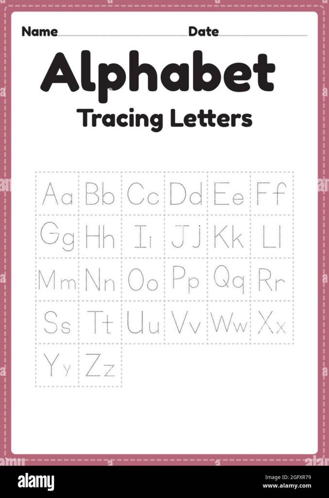 Alphabet Worksheets For Kindergarten Tracing Letters For Preschool Kids For Handwriting Practice And Educational Activities In A Printable Page Image440068029 Alphabet Worksheets For Kindergarten Tracing Letters For Preschool Kids For Handwriting Practice And Educational Activities In A Printable Page Image440068029