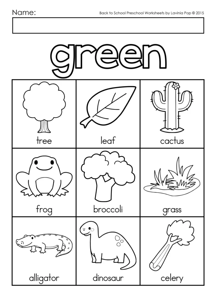 Back To School Preschool Worksheets And Activities No Prep Back To School Preschool Worksheets And Activities No Prep
