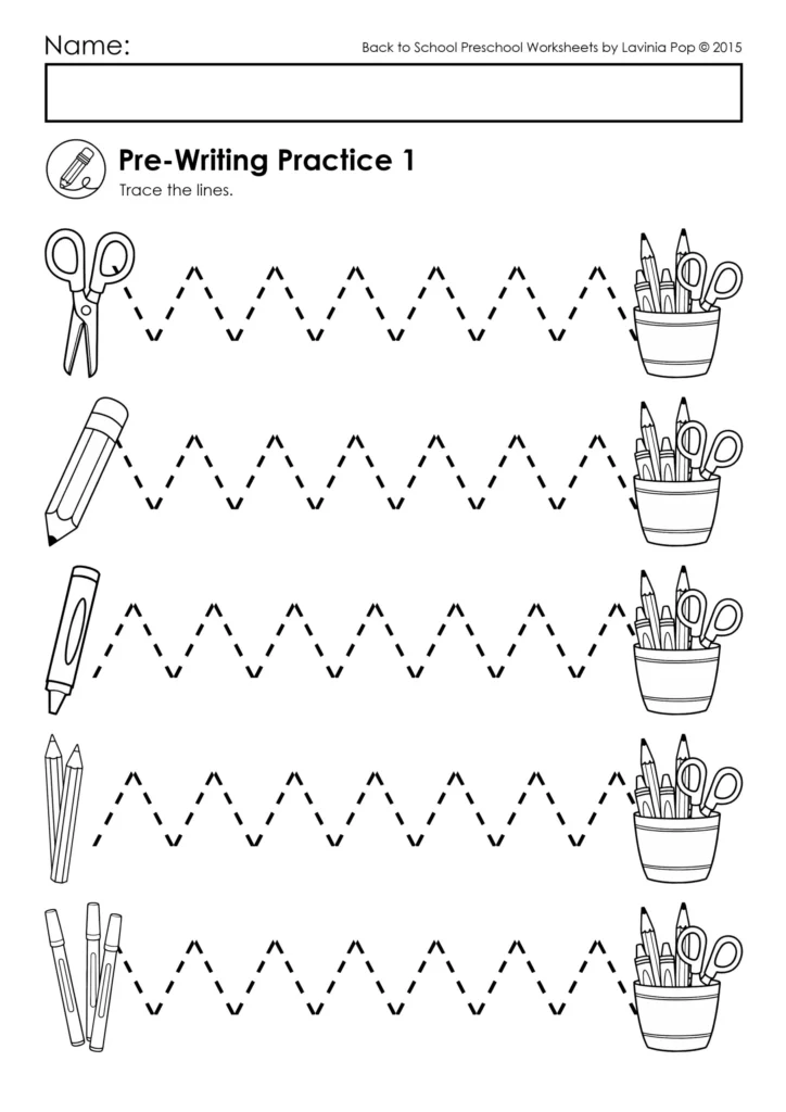 Back To School Preschool Worksheets And Activities No Prep Back To School Preschool Worksheets And Activities No Prep