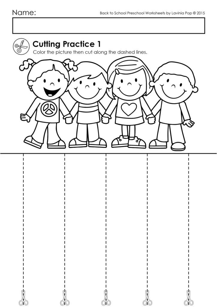 Back To School Preschool Worksheets And Activities No Prep Back To School Preschool Worksheets And Activities No Prep