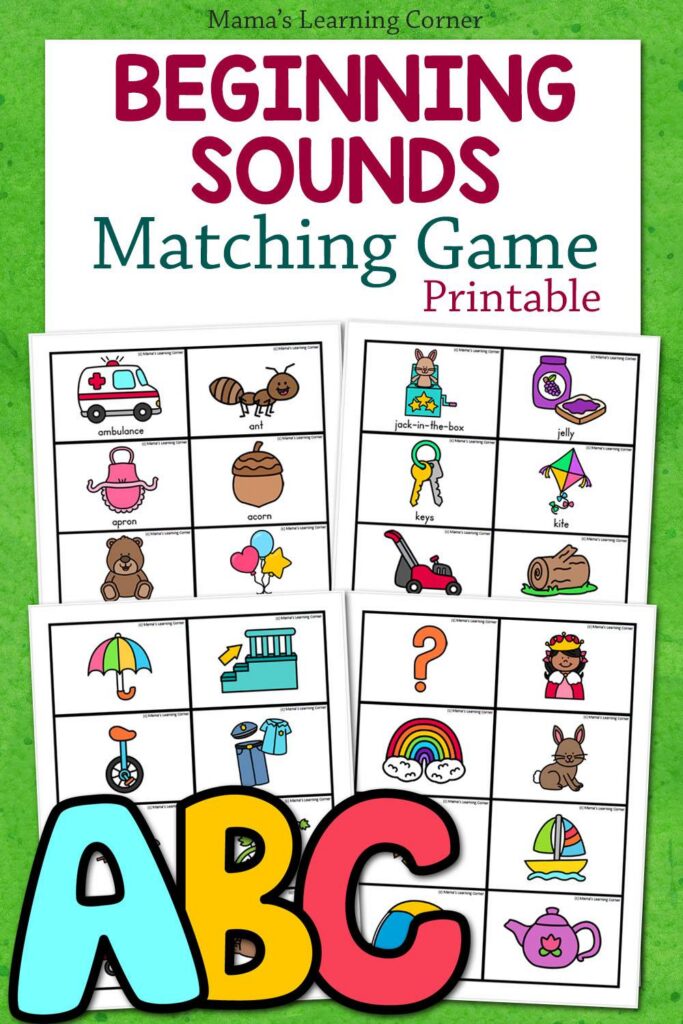 Beginning Sounds Match Game