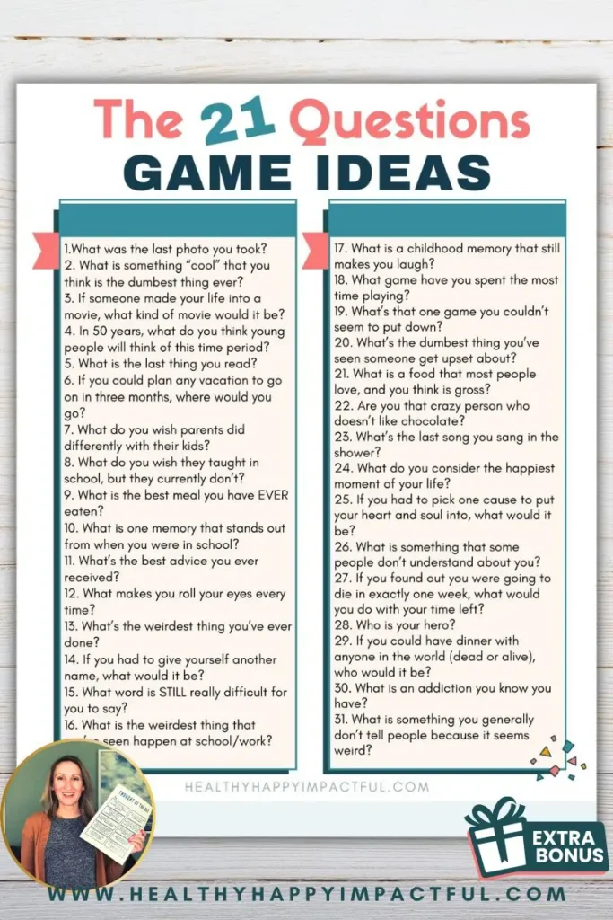 Best 21 Questions Ask Game Best 21 Questions Ask Game