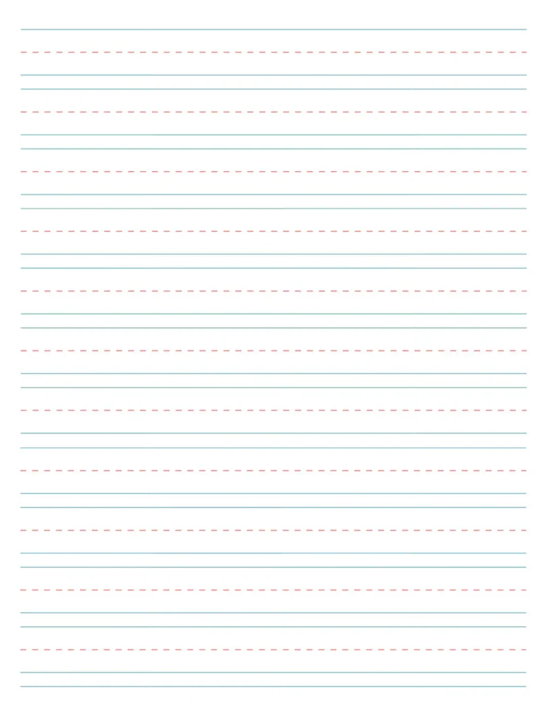Blank Handwriting Sheet For Children Blank Handwriting Sheet For Children