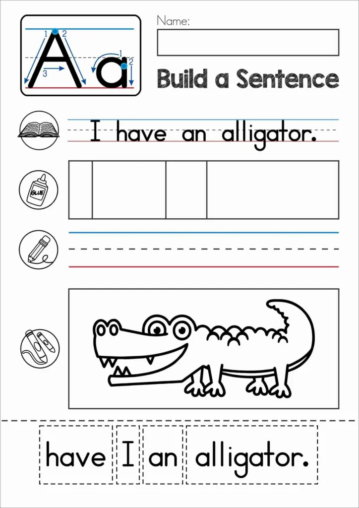 Build A Sentence Sentence Scramble Cut And Paste Worksheets Build A Sentence Sentence Scramble Cut And Paste Worksheets