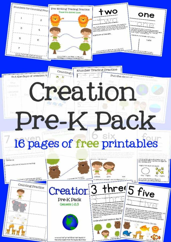 Creation Preschool Pack Creation Preschool Pack