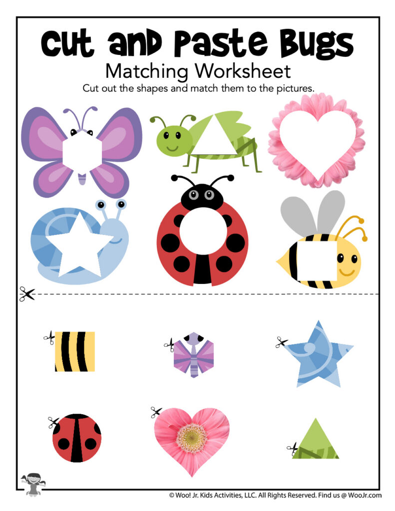 Cut And Paste Shapes Worksheets Cut And Paste Shapes Worksheets