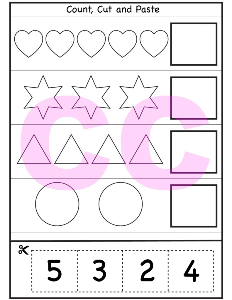Cut And Paste Worksheets For Preschool Cut And Paste Worksheets For Preschool