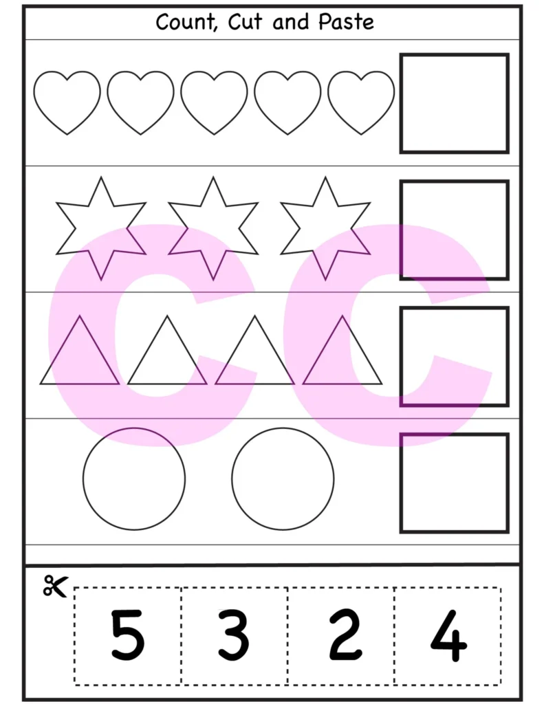 Cut And Paste Worksheets For Preschool Cut And Paste Worksheets For Preschool