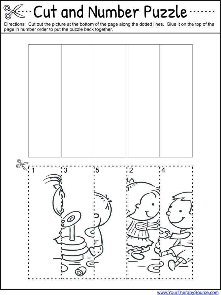 Cut Number Puzzle Cut Number Puzzle