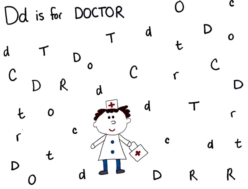 D Is For Doctor Letter Finder Worksheet D Is For Doctor Letter Finder Worksheet