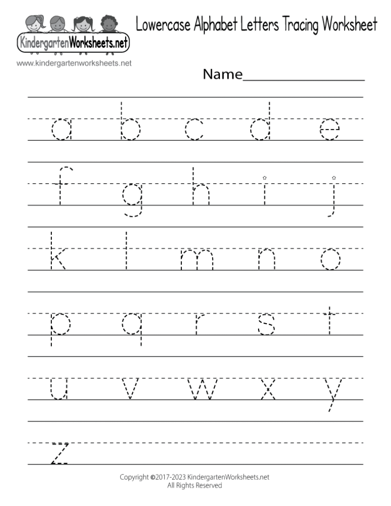 Dash Trace Handwriting Worksheet Printable