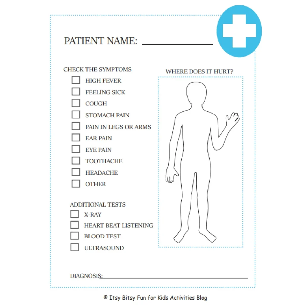 Doctor Pretend Play Printables Doctor Pretend Play Printables