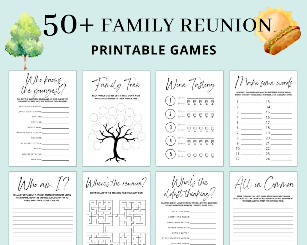 Family Reunion Game Bundle Family