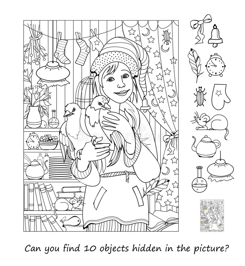 Find Hidden Objects Picture Kids
