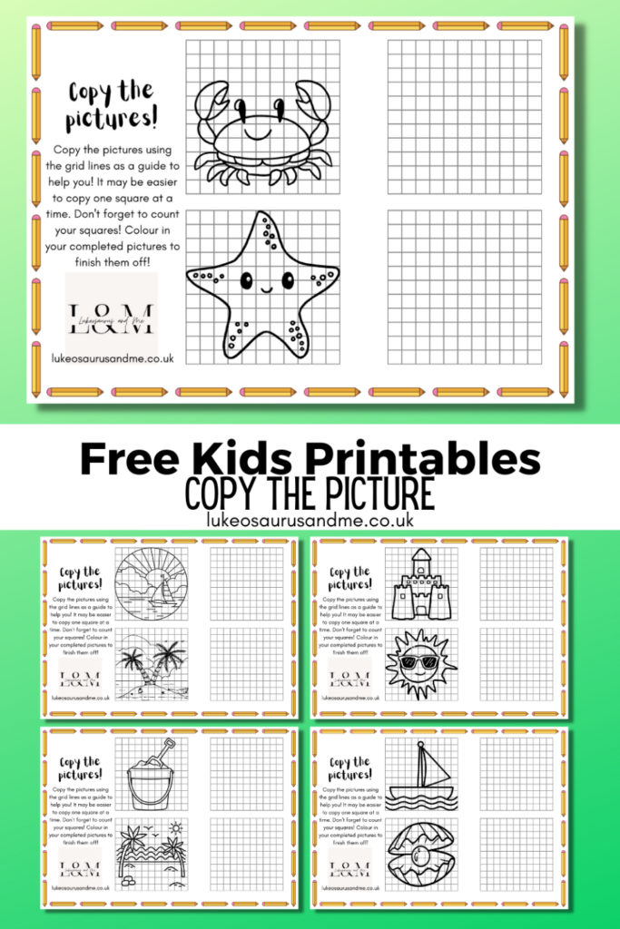 Free Pintable Puzzles Copy The Picture Free Pintable Puzzles Copy The Picture