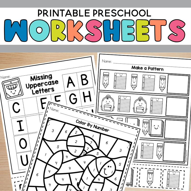 Free Preschool Printable Activities Free Preschool Printable Activities