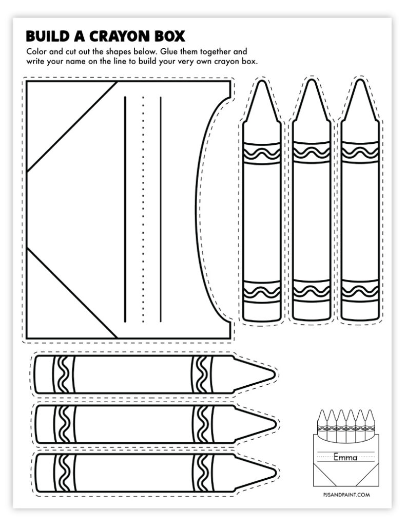 Free Printable Build Your Own Crafts Free Printable Build Your Own Crafts