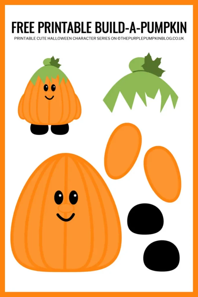 Free Printable Paper Pumpkin Template Build A Pumpkin Halloween Craft Free Printable Paper Pumpkin Template Build A Pumpkin Halloween Craft