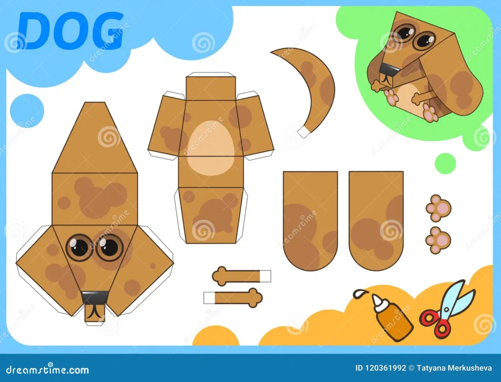Funny Dog Paper Model Small Home Craft Project Paper Game Cut Out Fold Glue Cutouts Children Vector Funny Dog Paper Model Image120361992 Funny Dog Paper Model Small Home Craft Project Paper Game Cut Out Fold Glue Cutouts Children Vector Funny Dog Paper Model Image120361992