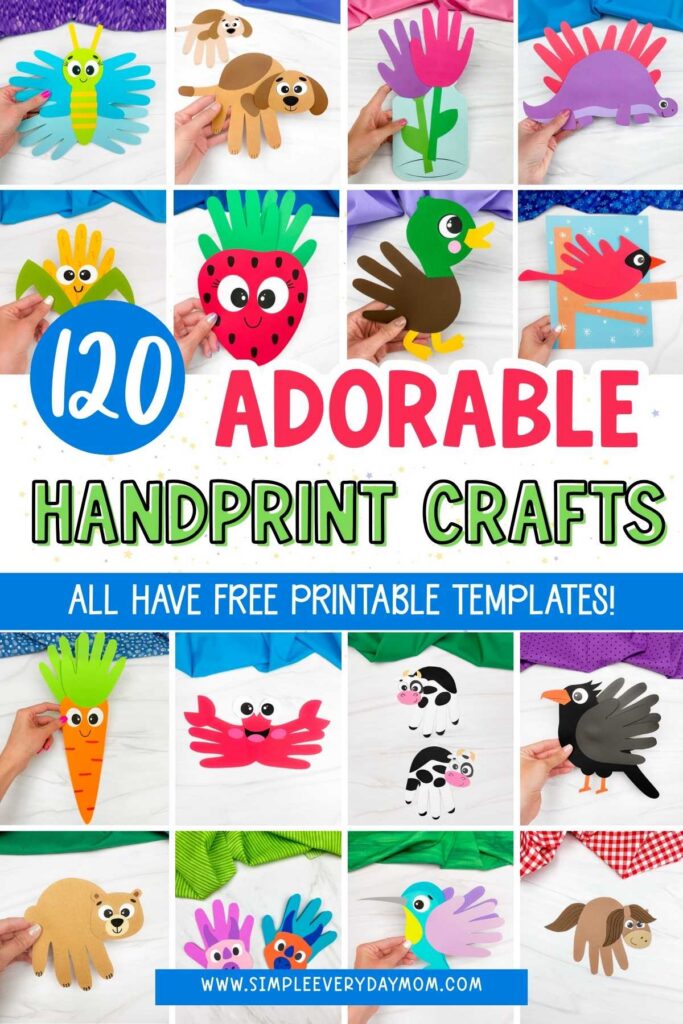 Handprint Art Crafts For Kids Handprint Art Crafts For Kids