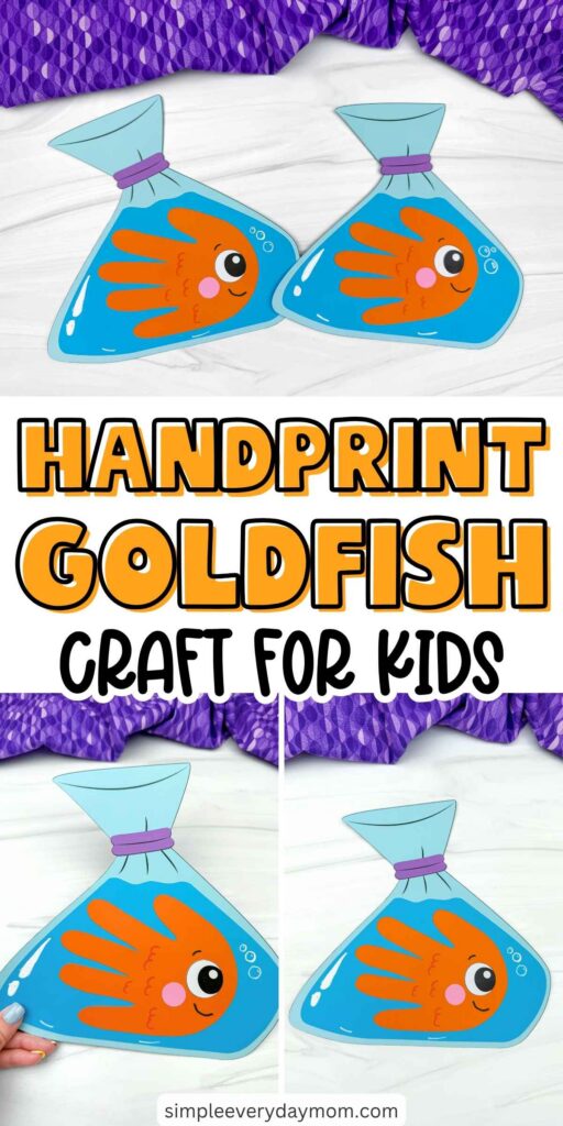 Handprint Goldfish Craft Handprint Goldfish Craft