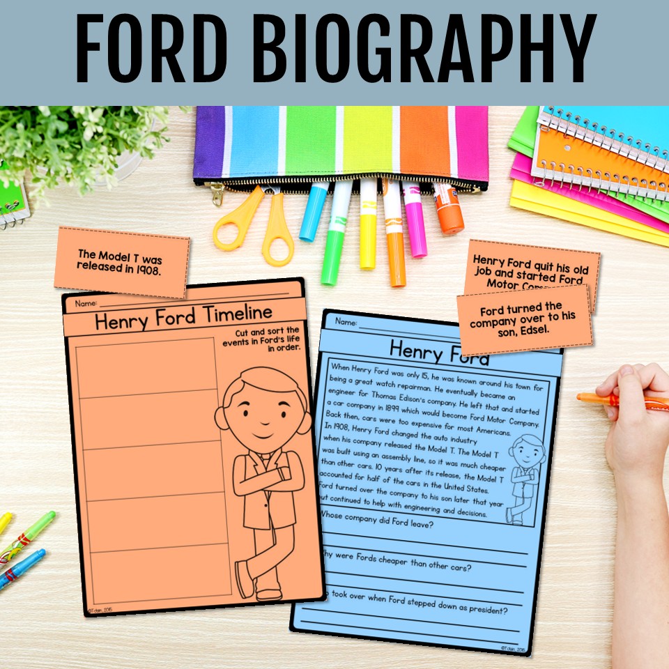 Henry Ford Biography Pack Henry Ford Biography Pack