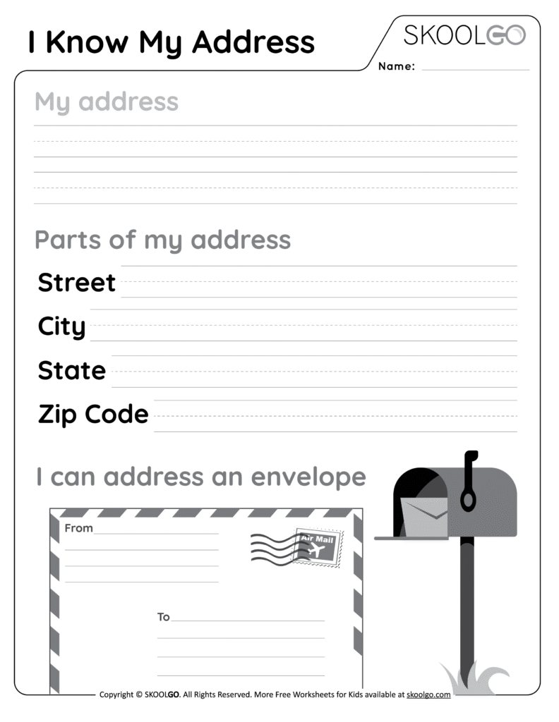 I Know My Address I Know My Address