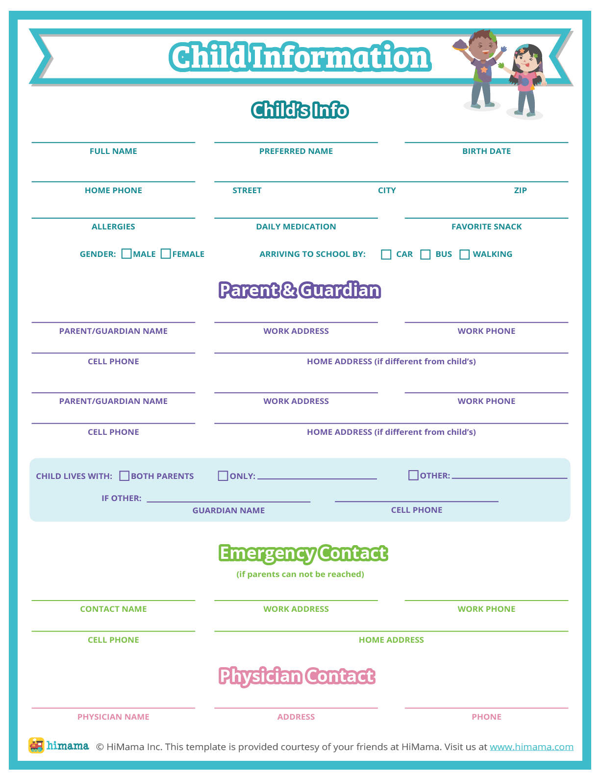 Information Sheet
