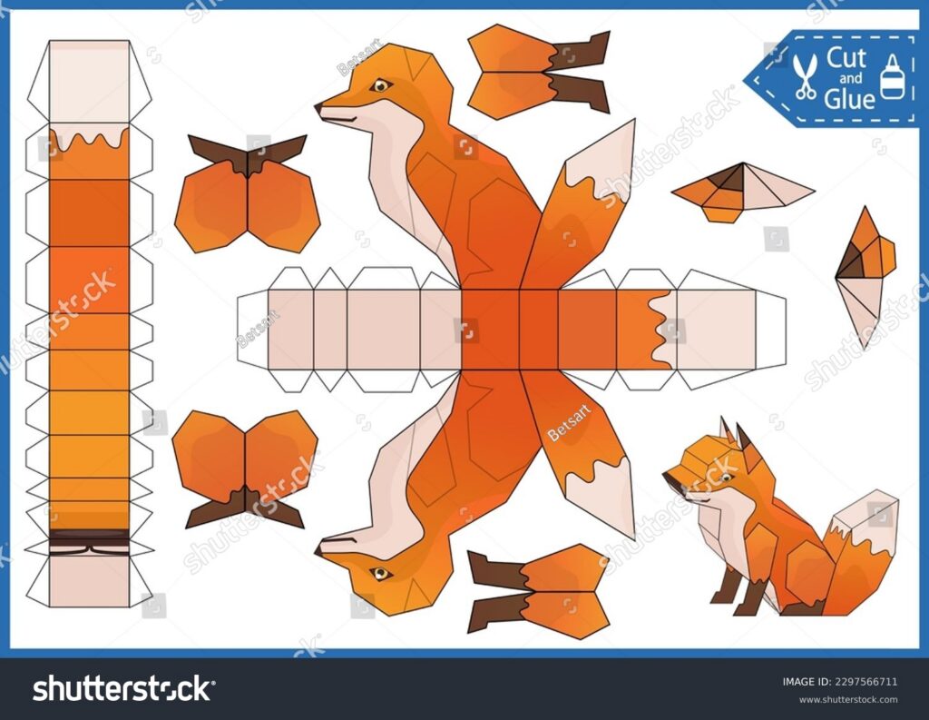 Kids Craft Template Cut Glue Paper 2297566711 Kids Craft Template Cut Glue Paper 2297566711