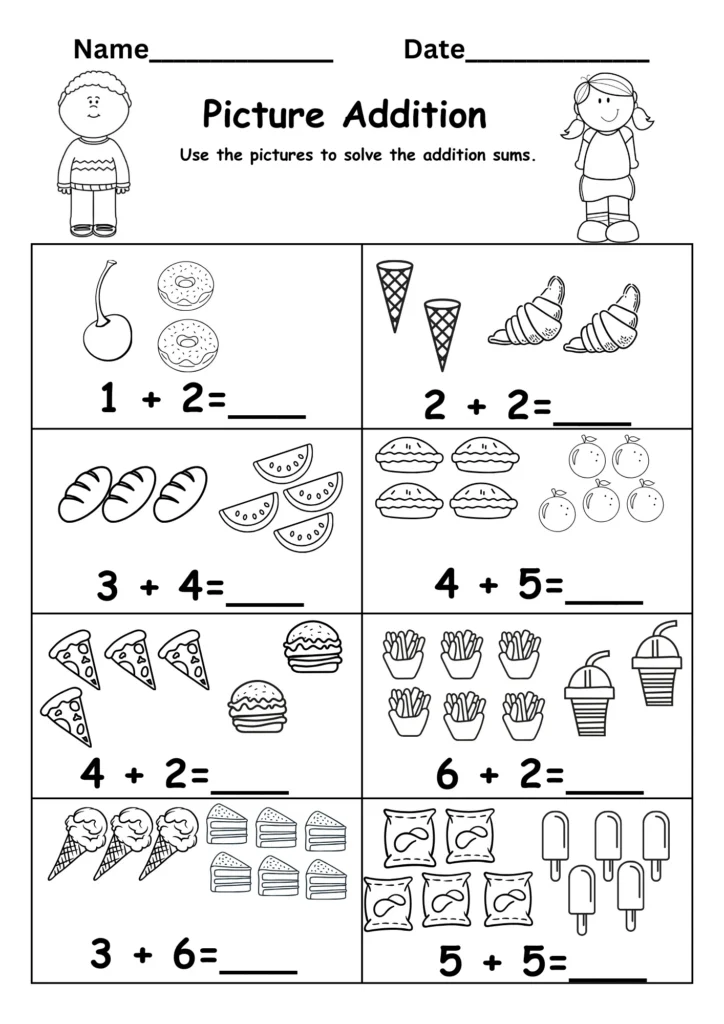 Kindergarten Addition Worksheet Free Printable Kindergarten Addition Worksheet Free Printable