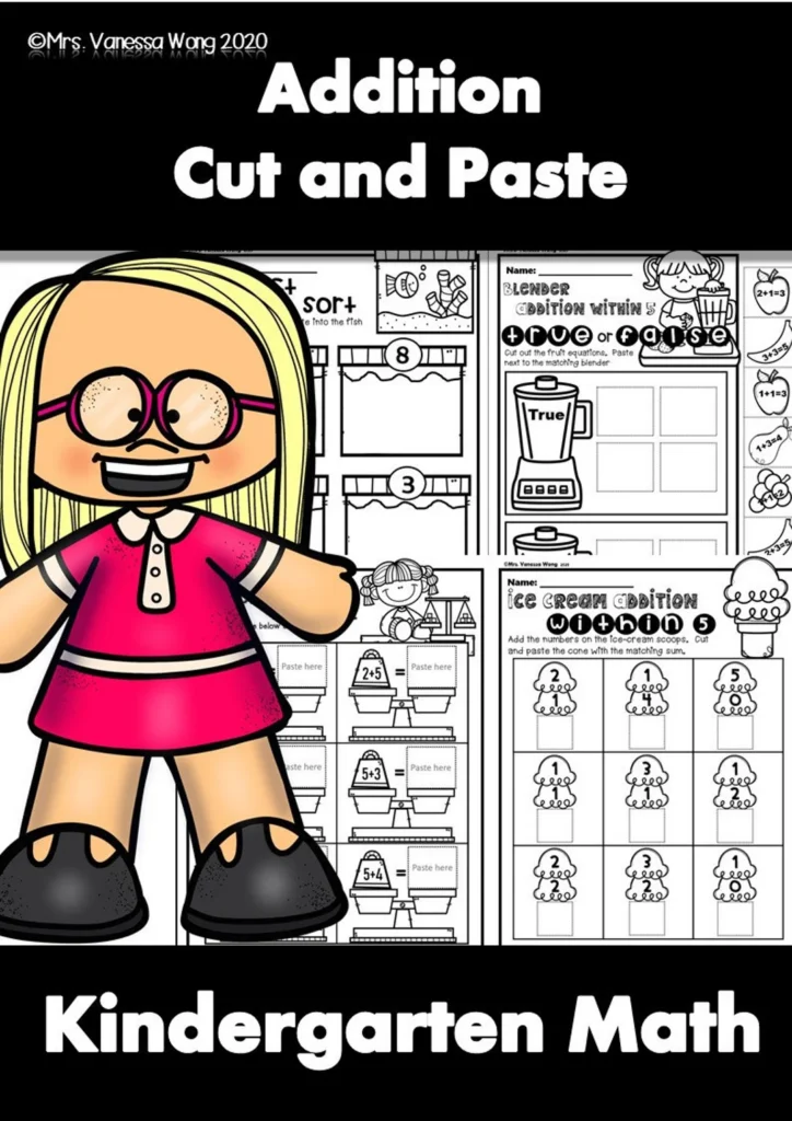Kindergarten Math Worksheets Addition Kindergarten Math Worksheets Addition