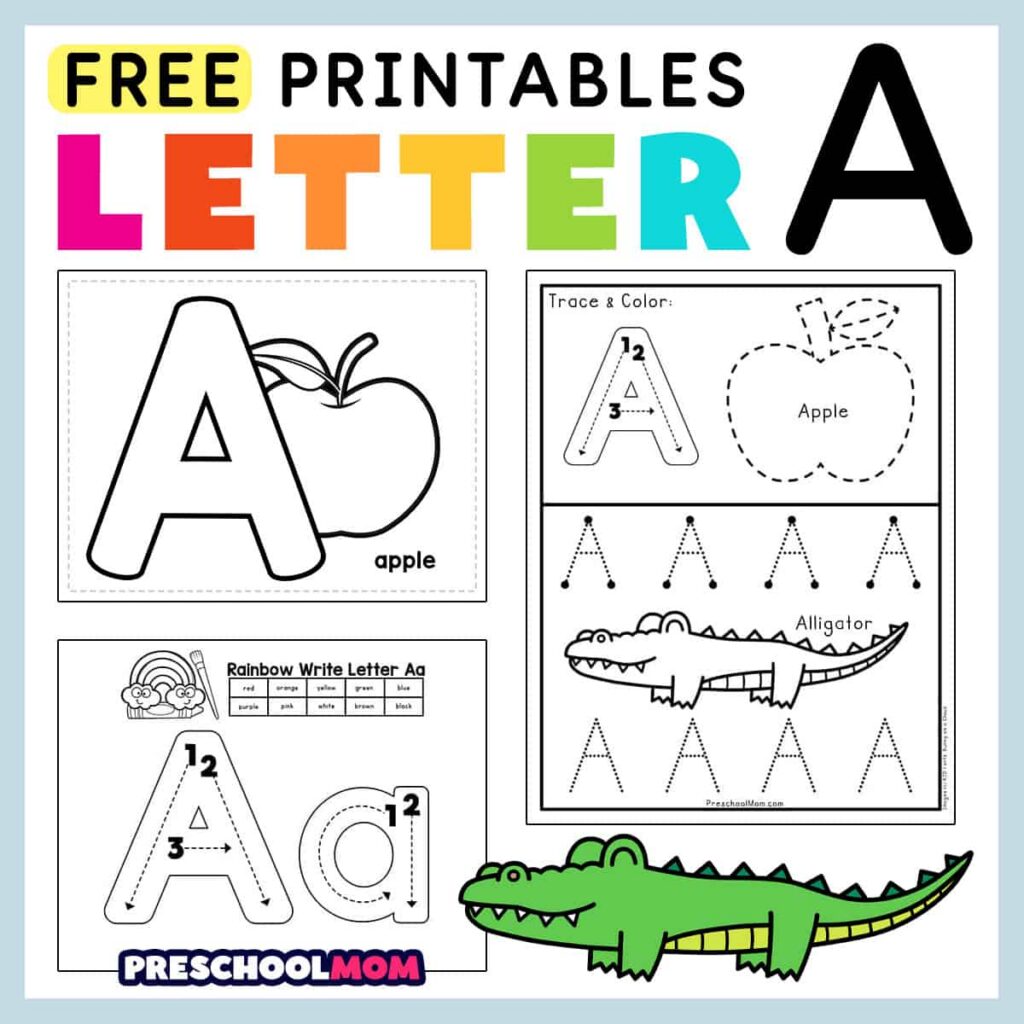 Letter A Preschool Printables Letter A Preschool Printables