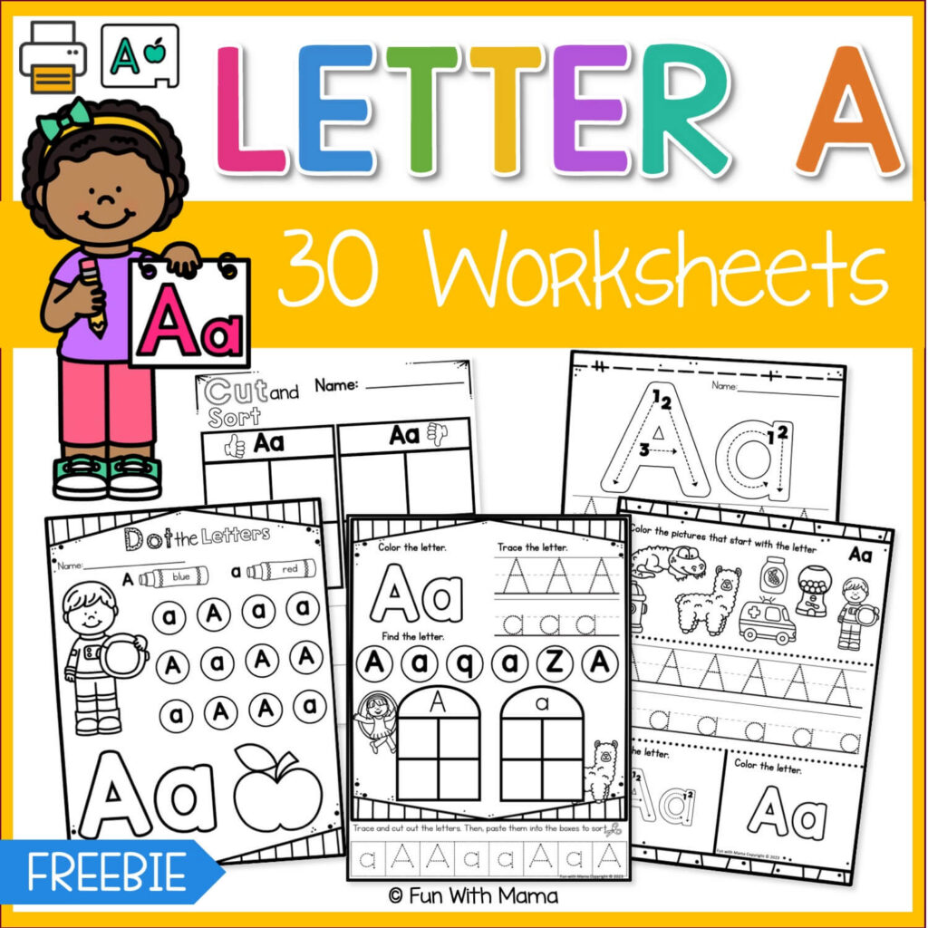 Letter A Worksheets Letter A Worksheets