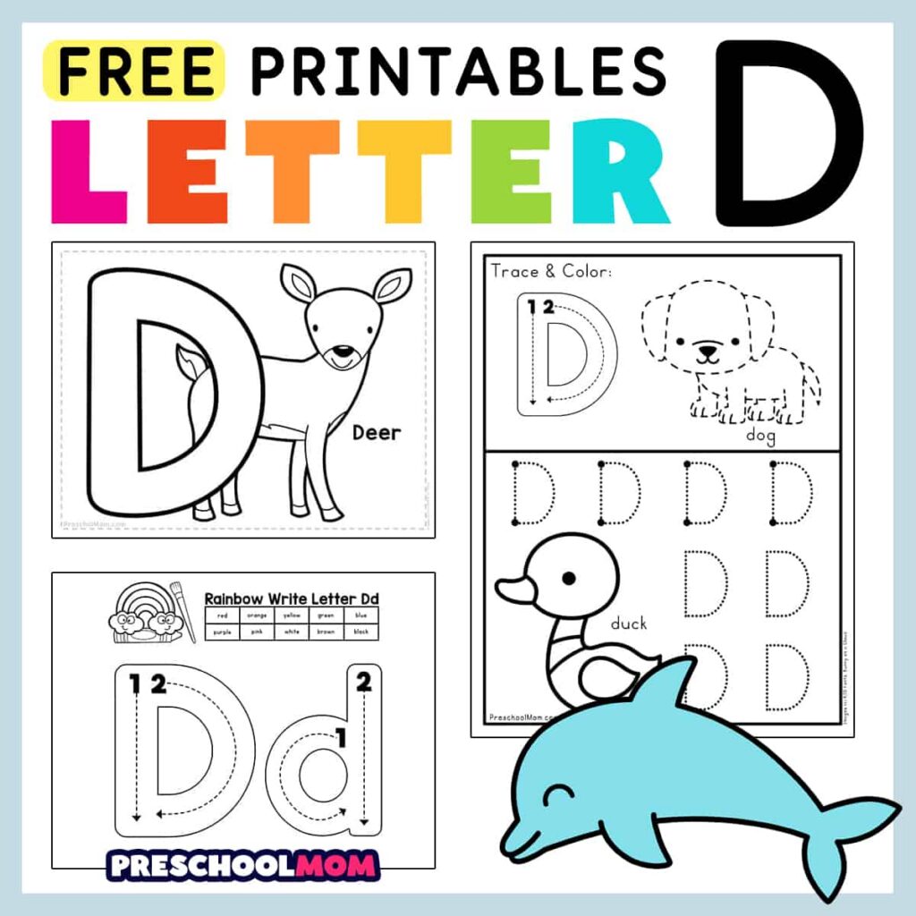 Letter D Preschool Printables Letter D Preschool Printables