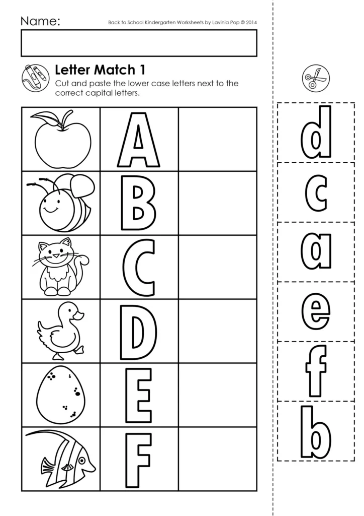 Letter Match Upper And Lower Case Letters Letter Match Upper And Lower Case Letters