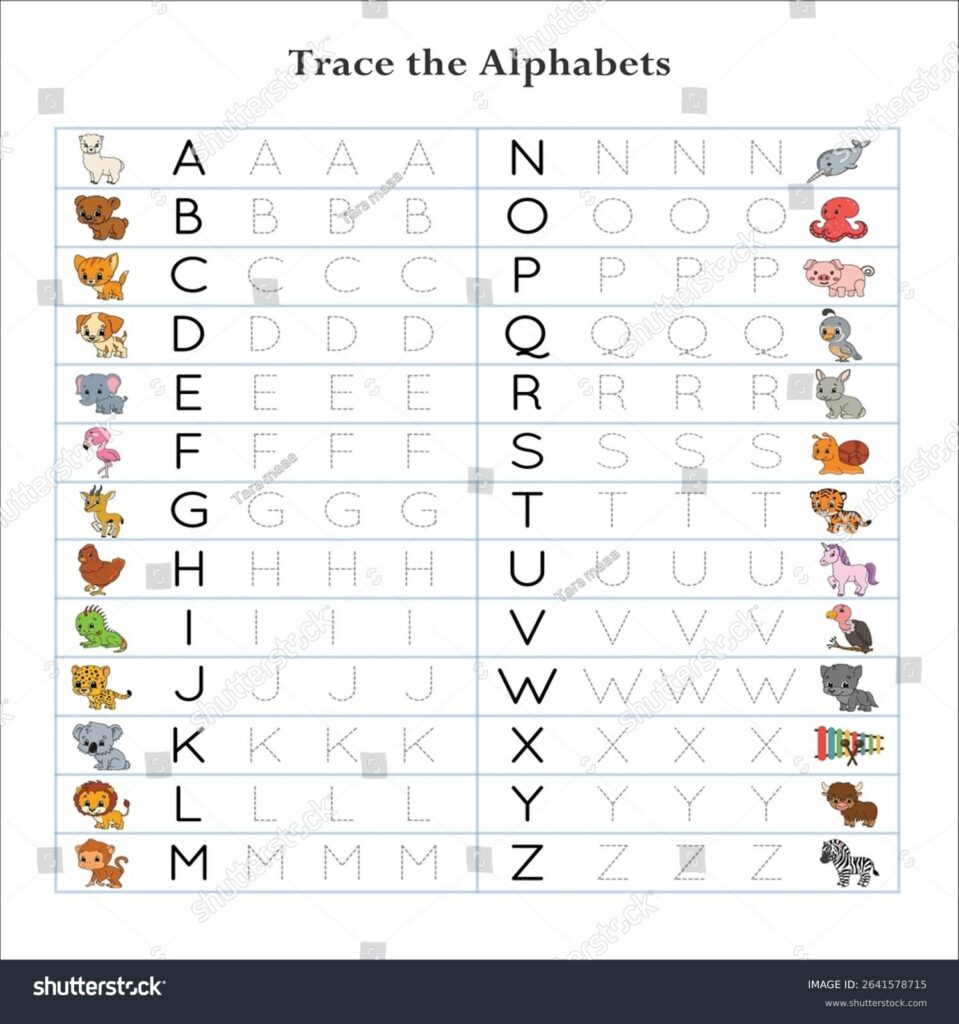 Letter Tracing Worksheet Activity Book Kids 2641578715 Letter Tracing Worksheet Activity Book Kids 2641578715