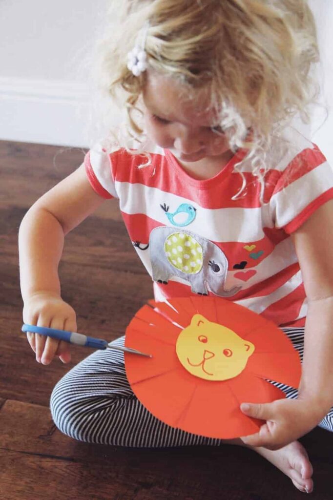 Lion Puppet Cutting Craftivity For Lion Puppet Cutting Craftivity For