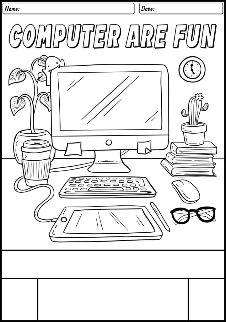 Post Computer Coloring Worksheets 564807 Post Computer Coloring Worksheets 564807