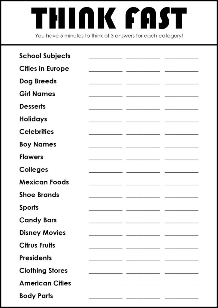 Post Printable Paper Games For Adults 24165 Post Printable Paper Games For Adults 24165