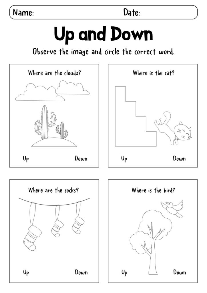 Post Up And Down Worksheets Preschool 86715 Post Up And Down Worksheets Preschool 86715