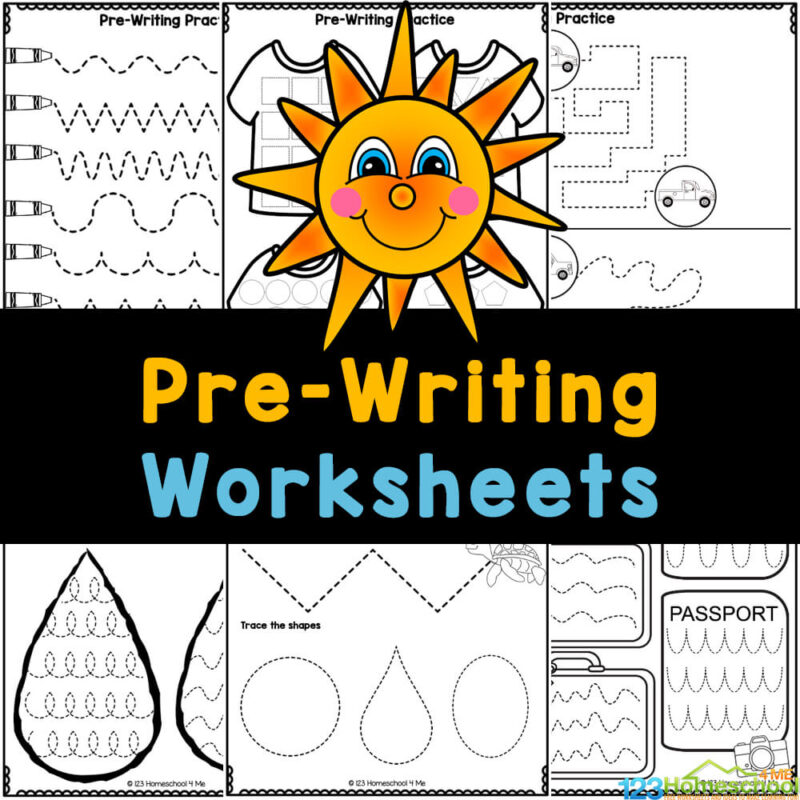 Pre Writing Worksheets Pre Writing Worksheets