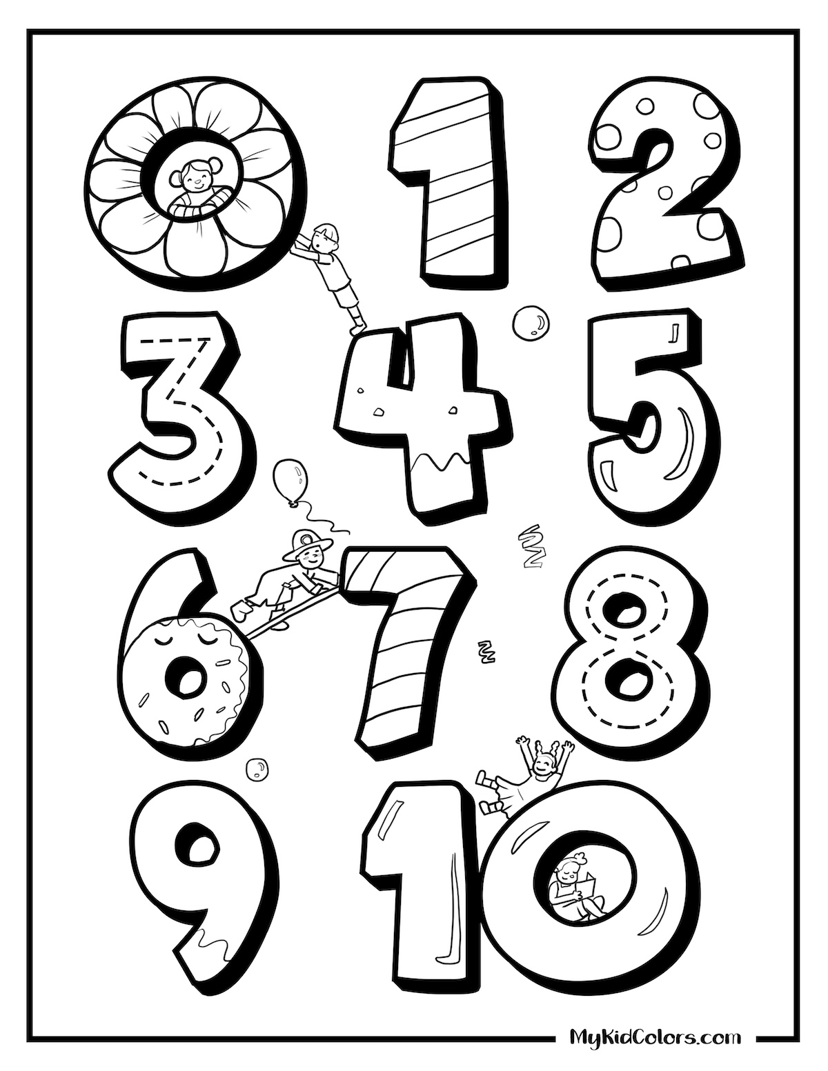 Preschool Coloring Pages