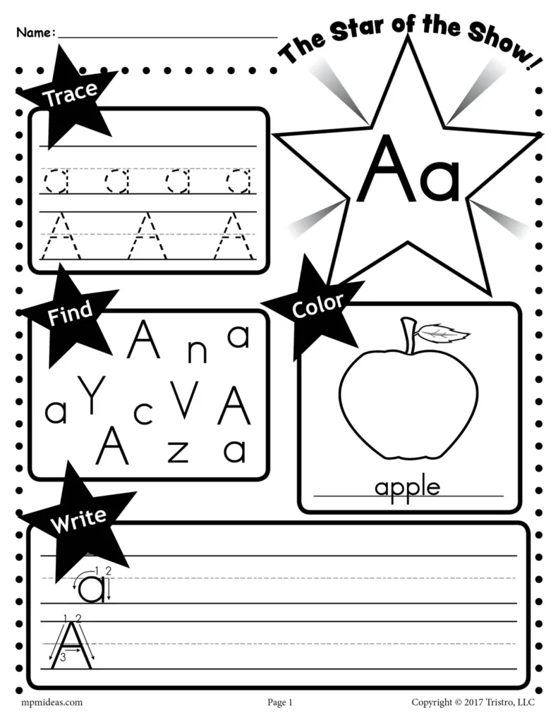 Preschool Language Arts Worksheets Preschool Language Arts Worksheets