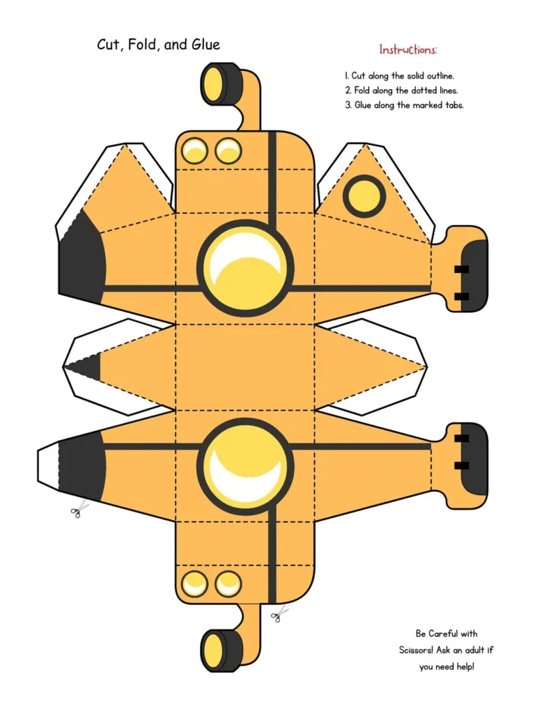 Printable Cut Fold And Glue Printable Cut Fold And Glue